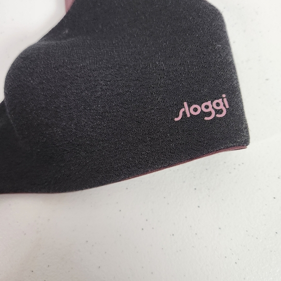 Sloggi Oxygene Infinite Soft Wireless Bra Bralette Black Womens size XS New - Picture 3 of 7